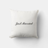 "Gewoon getrouwd" Pillow Kussen (Voorkant)