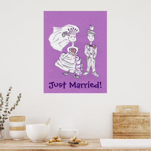 Gewoon getrouwd. poster (Keuken)