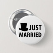 gewoon getrouwd ronde button 5,7 cm (Voorkant /achterkant)