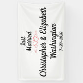 Gewoon getrouwd -  spandoek (Verticaal)