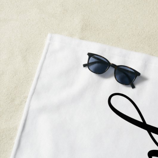 Gewoon getrouwd, vrijgezellenfeest cadeau, verlovi strandlaken (In situ)