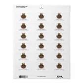 Gewoon getrouwde Adresetiketten Etiket (Full Sheet)