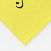 Gewoon Geweldige Gele Bumble Bee Fleece Deken (Hoek)