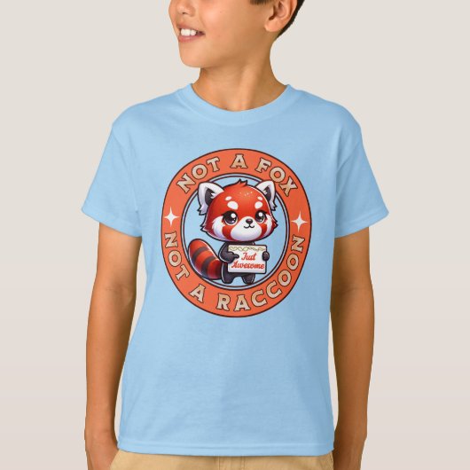 Gewoon Geweldige rode panda T-shirt (Voorkant)