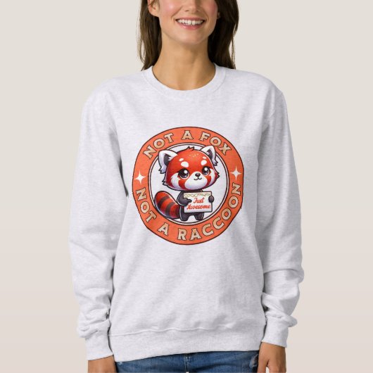 Gewoon Geweldige rode panda Trui (Voorkant)