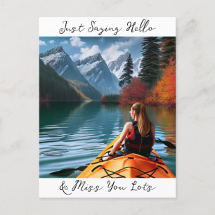 Gewoon Gezegde Hallo Briefkaart