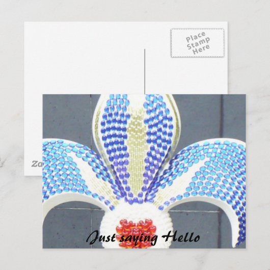 Gewoon gezegde Hallo Briefkaart (Voorkant / Achterkant)