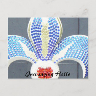 Gewoon gezegde Hallo Briefkaart