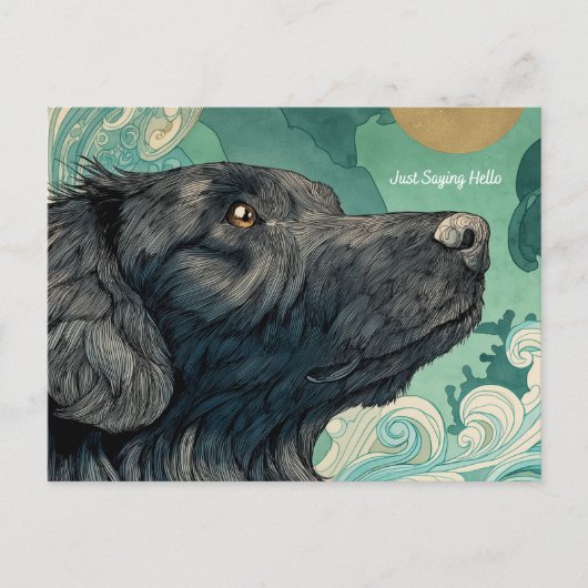 Gewoon Gezegde Hallo Briefkaart (Voorkant)