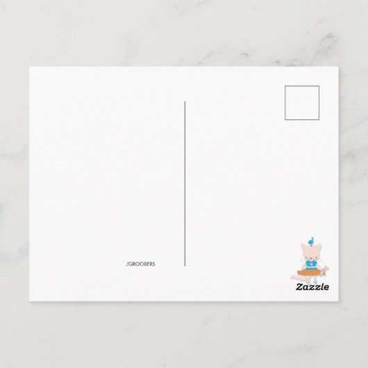 Gewoon Gezegde Hallo jou Briefkaart (Achterkant)