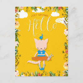 Gewoon Gezegde Hallo jou Briefkaart