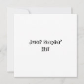 Gewoon Gezegde hallo | Schattigee Cactus kleurplaa (Achterkant)