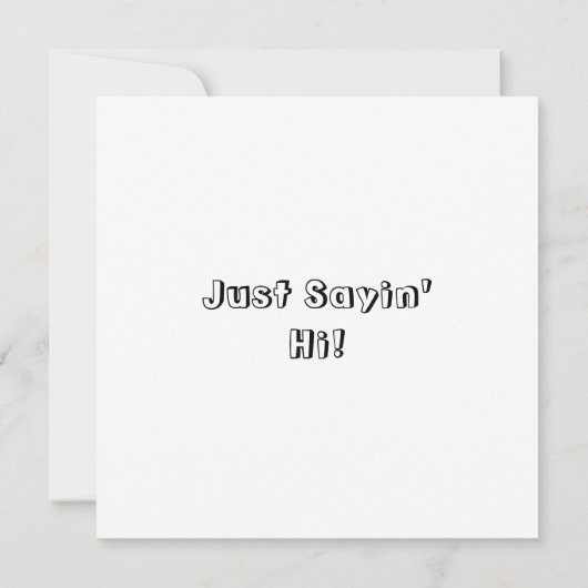 Gewoon Gezegde hallo | Schattigee Cactus kleurplaa (Achterkant)