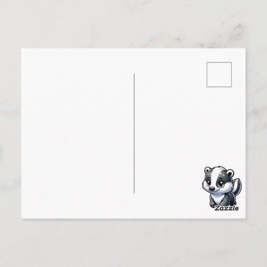 Gewoon Gezegde hallo | Schattigee das Briefkaart (Achterkant)