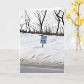 Gewoon Gezegde Hi uit Wisconsin Kaart (Gele Bloem)