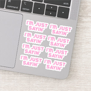 Gewoon gezegde sticker