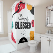 Gewoon gezegend douchegordijn (In situ)