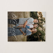 Gewoon gezegend gepersonaliseerde foto puzzel legpuzzel (Horizontaal)