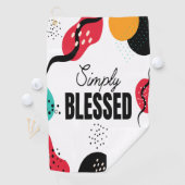 Gewoon gezegende golfhanddoek (Insitu)