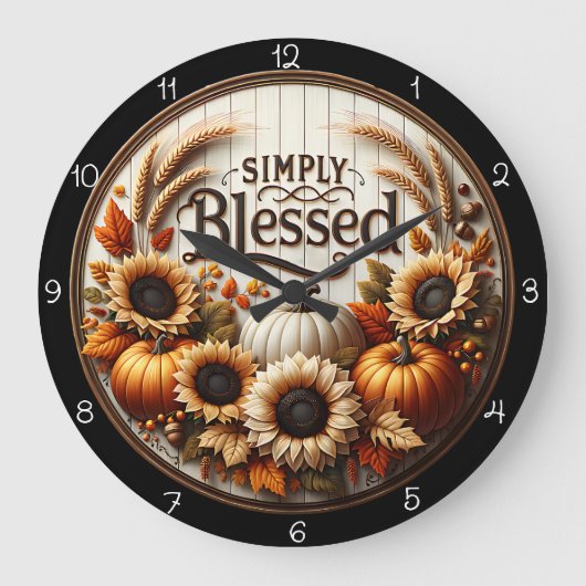 Gewoon gezegende Herfst oogst Grote Klok (Voorkant)