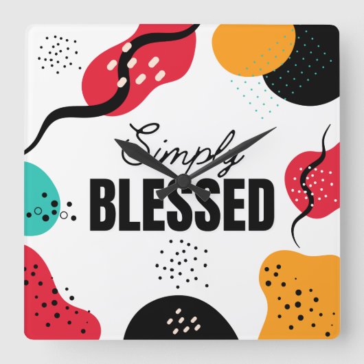 Gewoon gezegende wandklok (Voorkant)