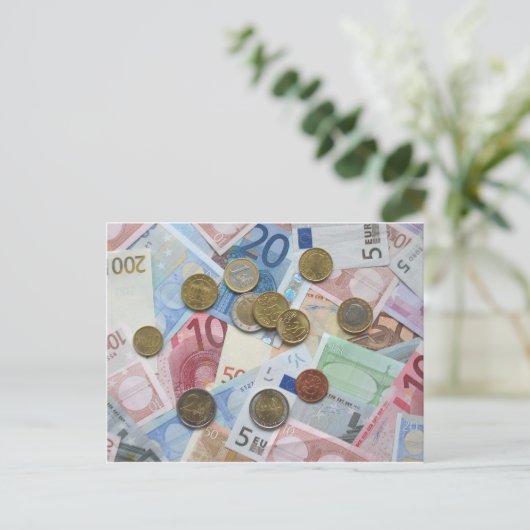 Gewoon Gimme Money Briefkaart (Staand voorkant)