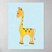 Gewoon Giraffe Poster (Voorkant)