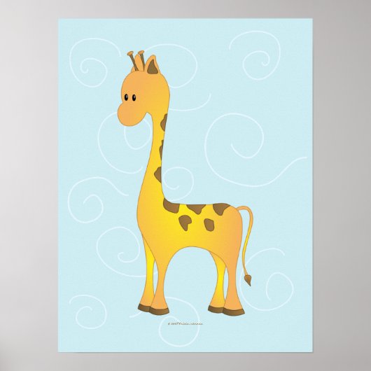 Gewoon Giraffe Poster (Voorkant)