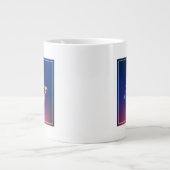 Gewoon glimlach grote koffiekop (Voorkant)