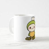 Gewoon glimlach koffiemok (Voorkant links)