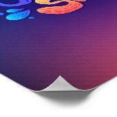 Gewoon glimlach poster (Hoek)