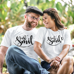 Gewoon glimlach t-shirt