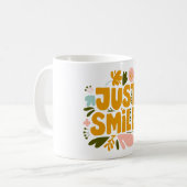 Gewoon glimlachen koffiemok (Voorkant links)
