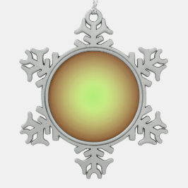 Gewoon Gold-ontwerp>ornament met Kerstmis Tin Sneeuwvlok Ornament