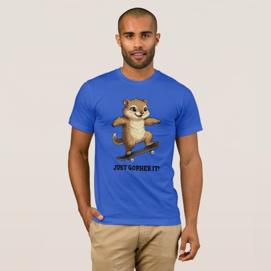 Gewoon Gopher het! T-shirt (Voorkant volledig)