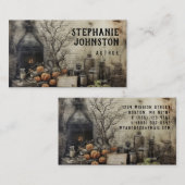 Gewoon Gothic Dark Horror Witchy Style Persoonlijk Contactkaartje (Voorkant / Achterkant)