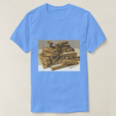 Gewoon goud bakstenen t-shirt (Design voorkant)