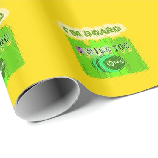 Gewoon grappig dat ik je mis... cadeaupapier (Rol Hoek)