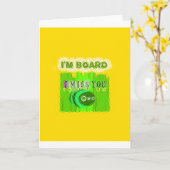 Gewoon grappig dat ik je mis... kaart (Gele Bloem)