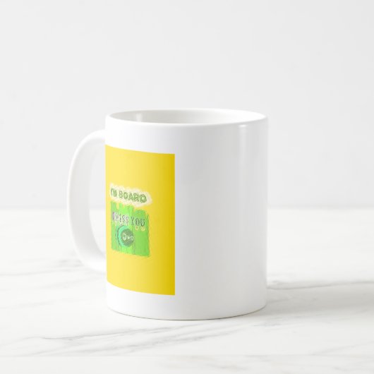 Gewoon grappig dat ik je mis... koffiemok (Voorkant links)