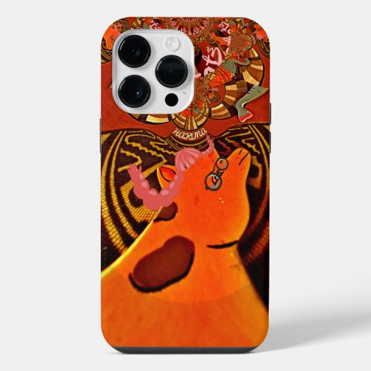 Gewoon grappige Giraffe beeld ontwerp iPhone Hoesje (Achterkant)
