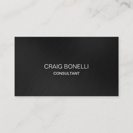 Gewoon grijs grafisch Visitekaartje (Voorkant)