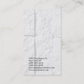 Gewoon grijs Muur Modern Consultant Visitekaartje (Achterkant)