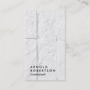 Gewoon grijs Muur Modern Consultant Visitekaartje