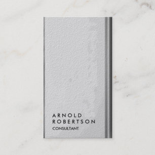 Gewoon grijs Patroon Modern Consultant Visitekaart Visitekaartje
