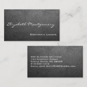 Gewoon grijze moderne professionele Visitekaartjes (Voorkant / Achterkant)