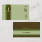 Gewoon groen en bruin Visitekaartje (Voorkant / Achterkant)