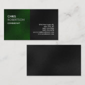 Gewoon groen grijs aantrekkelijk Visitekaartje (Voorkant / Achterkant)
