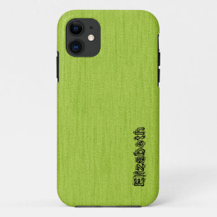 Gewoon groen met houtafels monogram Case-Mate iPhone case
