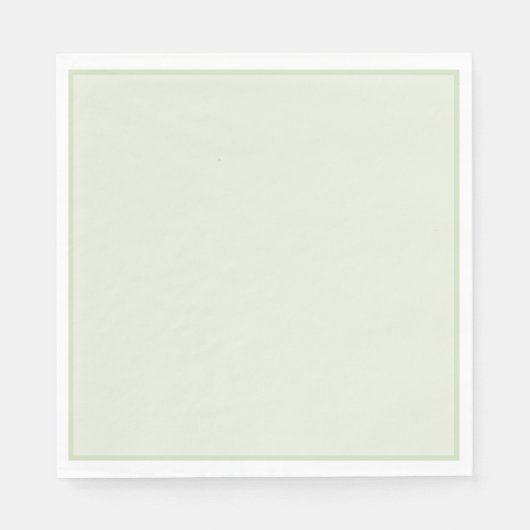 Gewoon groen papieren servetten (Voorkant)